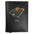 Minnesota Wild® Leather RFID Pop-Up Wallet