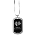 Chicago Blackhawks® Chrome Tag Necklace