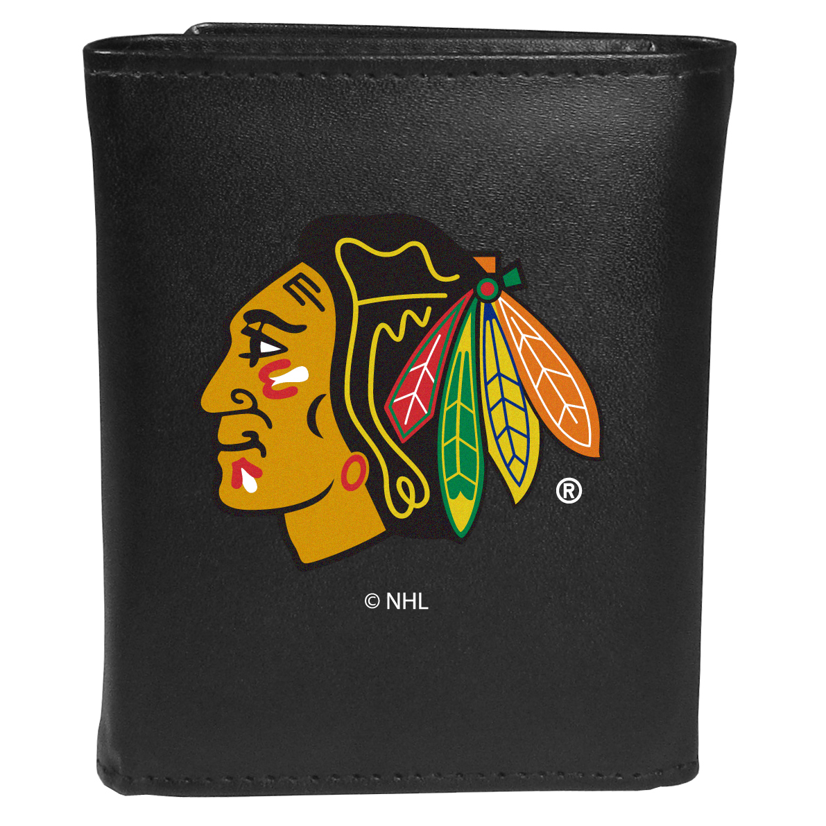 Chicago Blackhawks? Tri-fold Wallet Large Logo    