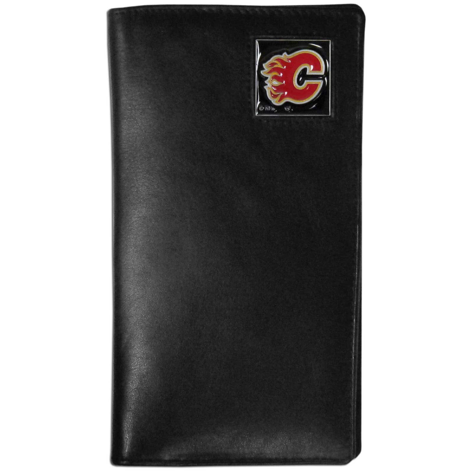 Calgary Flames? Leather Tall Wallet    