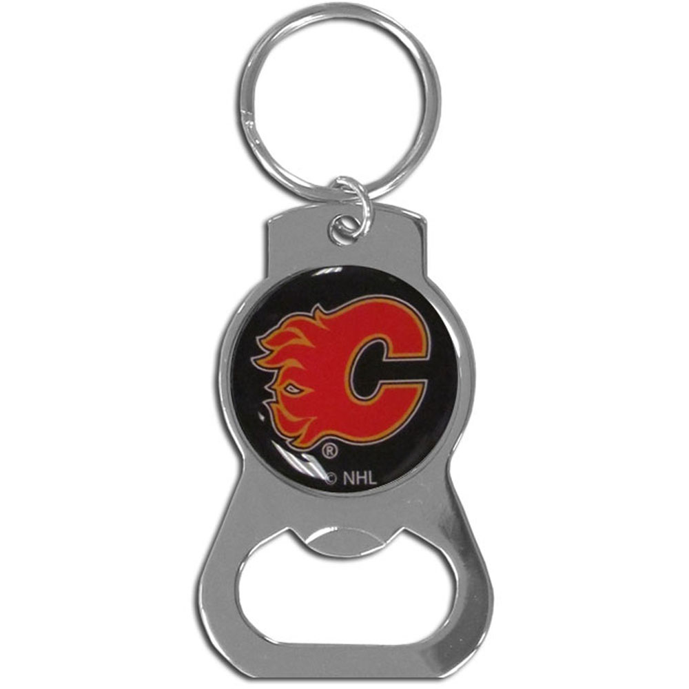 Calgary Flames? Bottle Opener Key Chain    