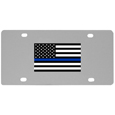 Thin Blue Line Navy Flag  License Plate Wall Plaque