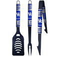 College 3 pc Full Color BBQ Tool Set