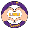College Heart Hands Decal