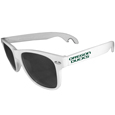 Beachfarer Bottle Opener Sunglasses, White Frames