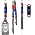 3 pc BBQ set with Long Neck Bottle Opener