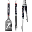 NFL 3 pc Logo Steel BBQ Tools