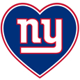 NFL Heart Decal