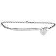 Sterling Silver I Love Bracelet
