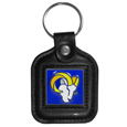 NFL Square Leatherette Key Chain