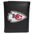 NFL Leather Tri-fold Wallets, Large Logo