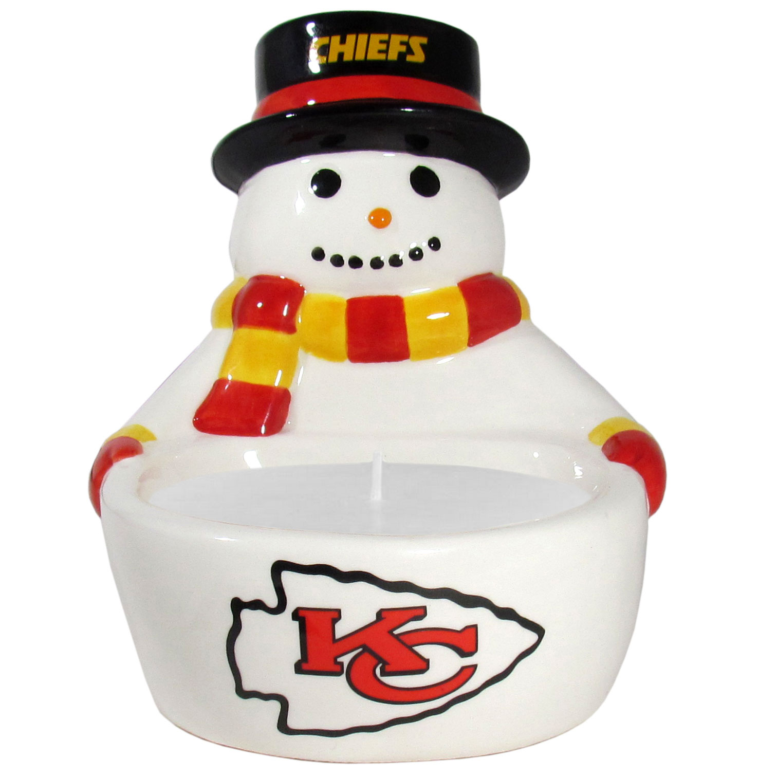 Snowman Candle
