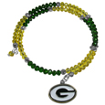 Crystal Memory Wire Bracelet