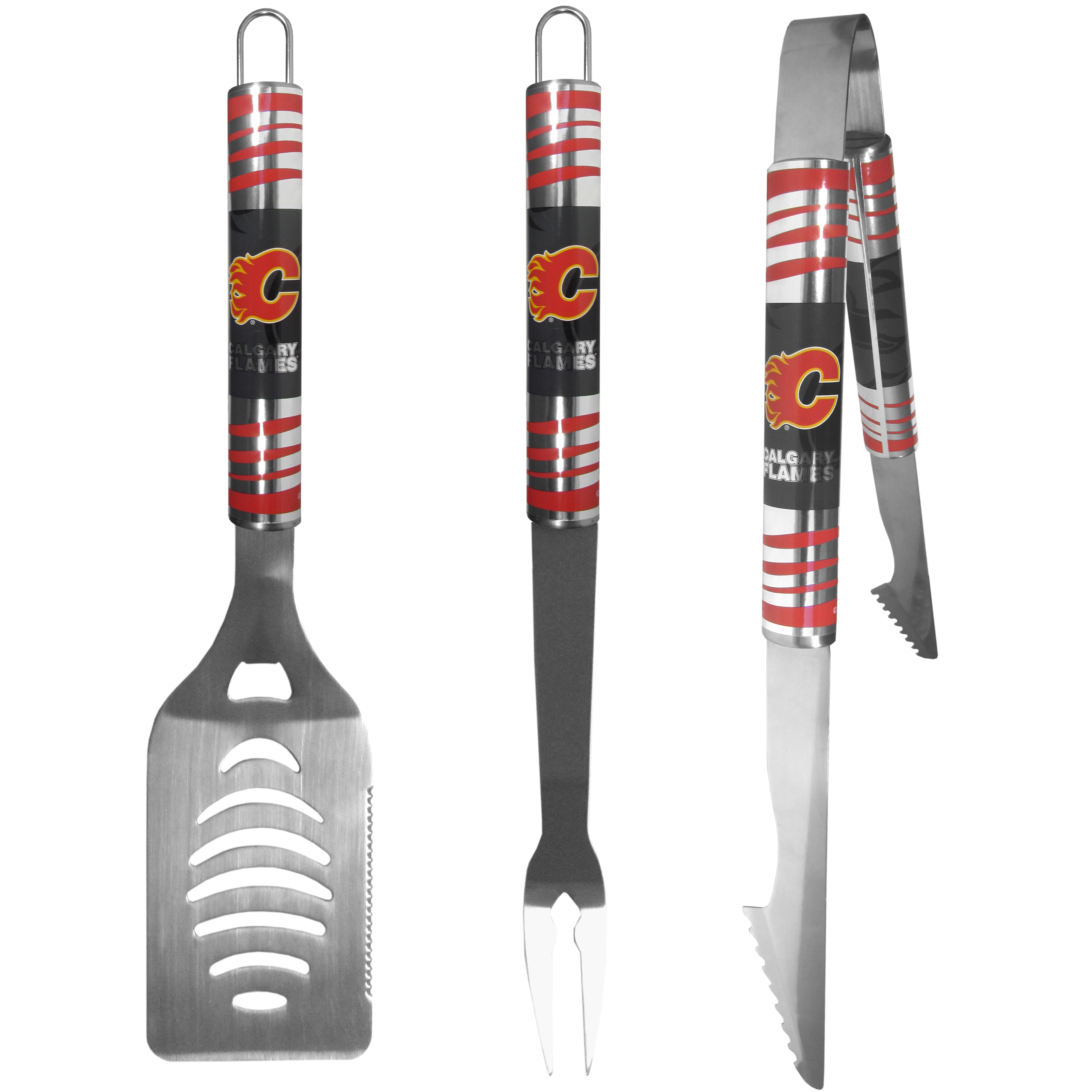 Calgary Flames? 3 pc Tailgater BBQ Set    