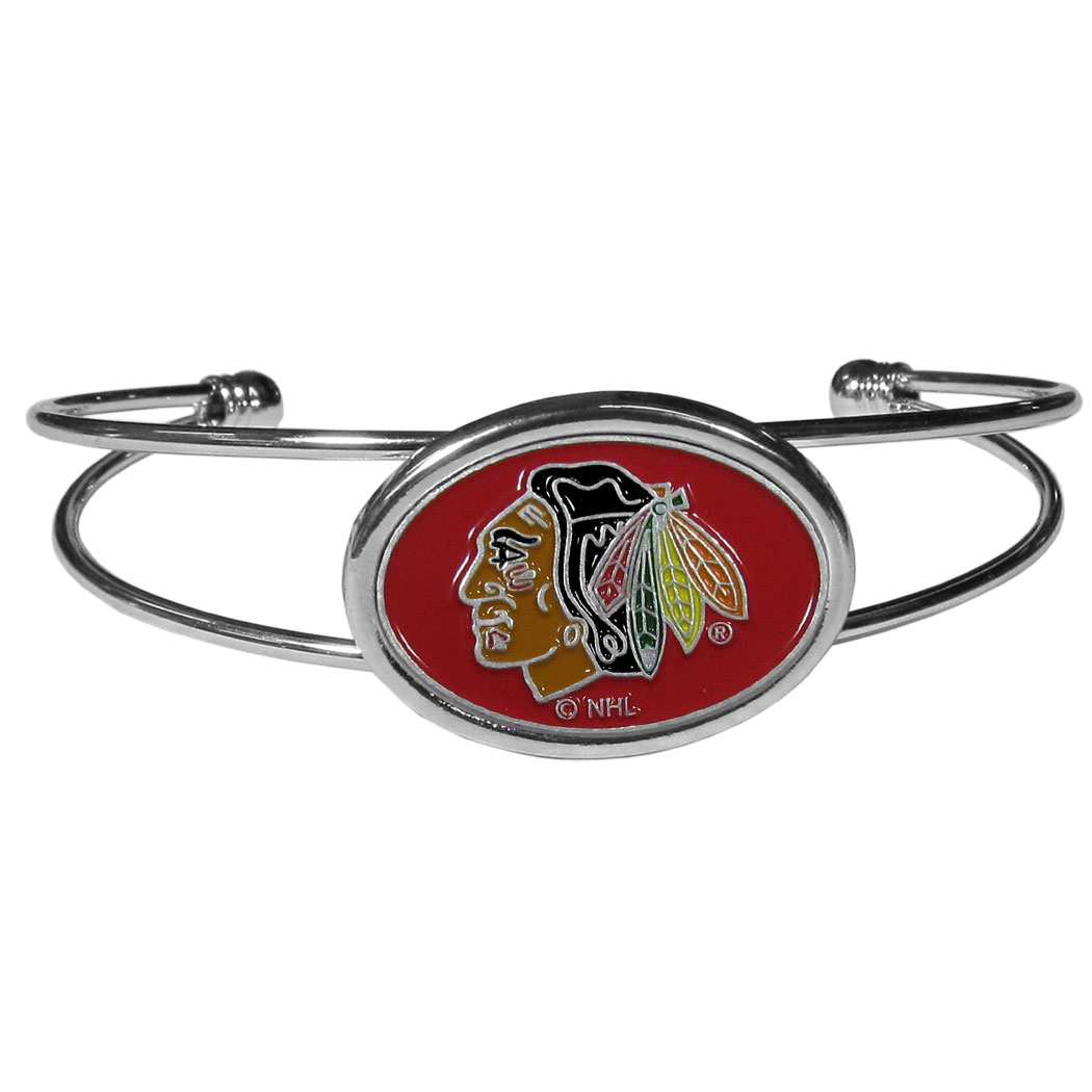 Chicago Blackhawks? Cuff Bracelet    