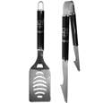 NHL® 2 pc Black Steel Tailgate BBQ Set